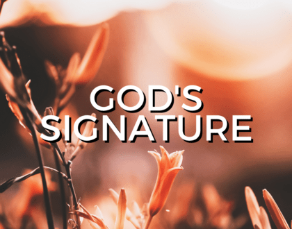 God's signature (Sermon)