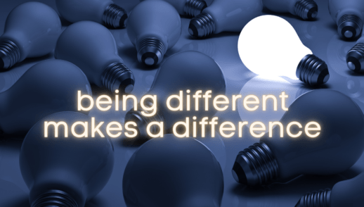 Being different makes a difference