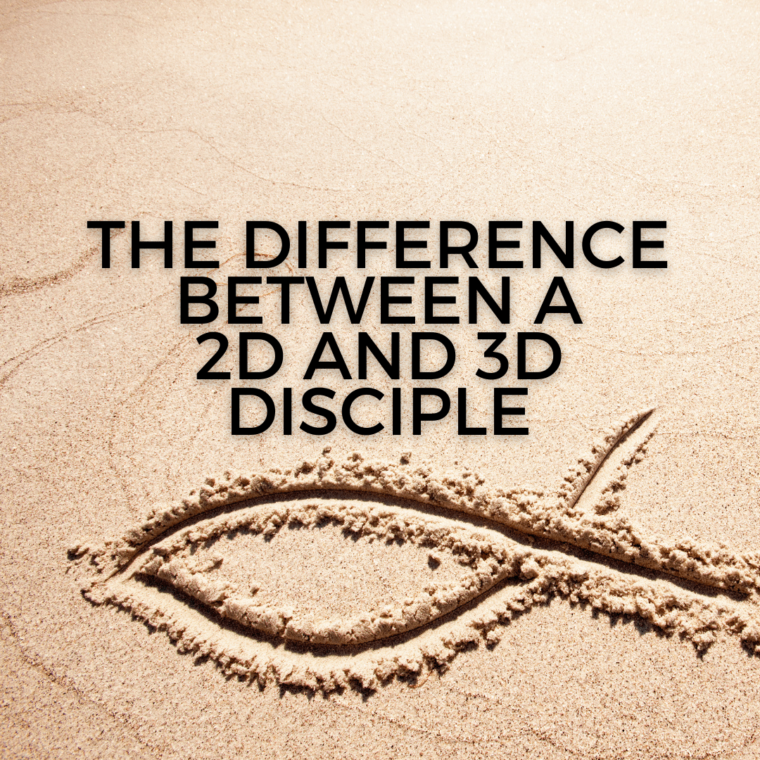 The difference between a 2D and 3D disciple (Sermon)