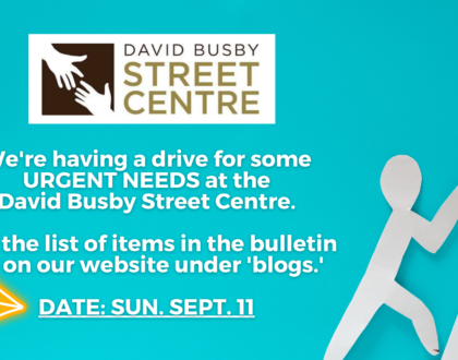 Urgent Needs for the Busby Centre