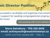 Music Director Position