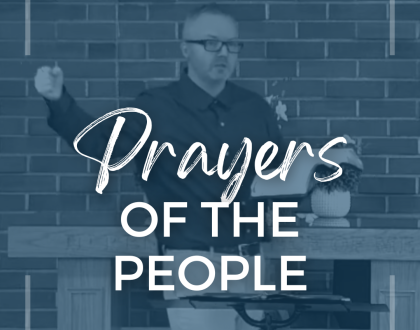 Prayers of the People (from Feb.5 service)