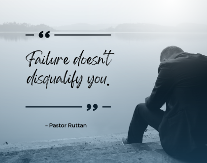 Failure doesn't disqualify you (Sermon)