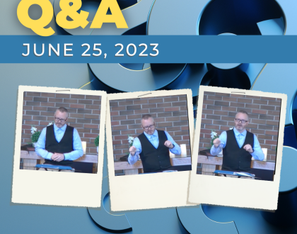 Q&A Forum Recording - June 25