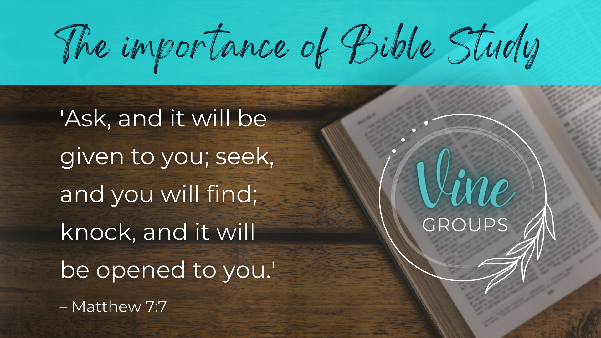 The Importance of Bible Study