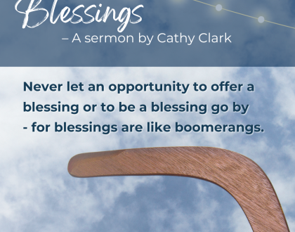 Blessings (Sermon)