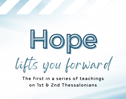 Hope lifts you forward (Sermon)