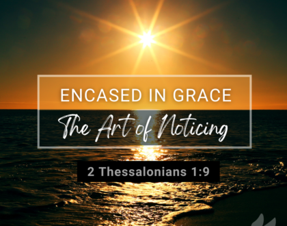 Encased in Grace (The Art of Noticing) - Sermon