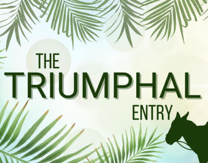 The Triumphal Entry - Palm Sunday