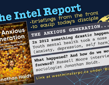 Introducing The Intel Report - The Anxious Generation (No. 1)