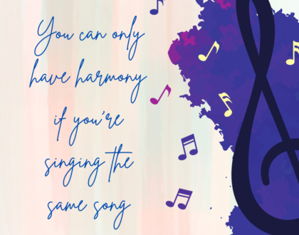 You can only have harmony if you’re singing the same song (Sermon)
