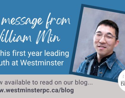 A message from William on his first year leading Youth at Westminster