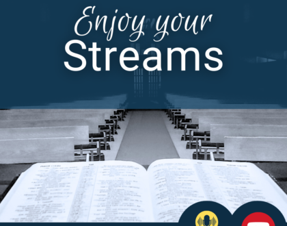 'Enjoy your streams' (Sermon)