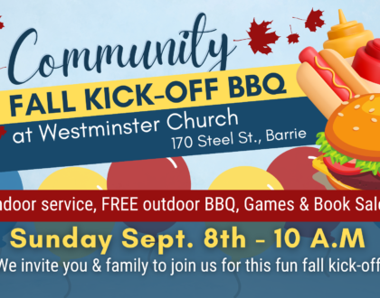 Sunday Service & Kick-Off BBQ - Sept. 8, 2024