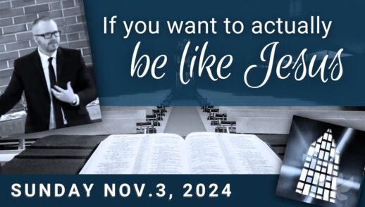 If you want to actually be like Jesus