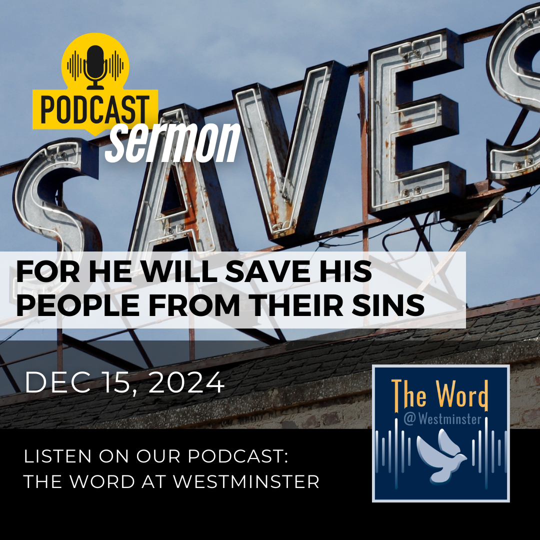 For he will save his people from their sins (Sermon)