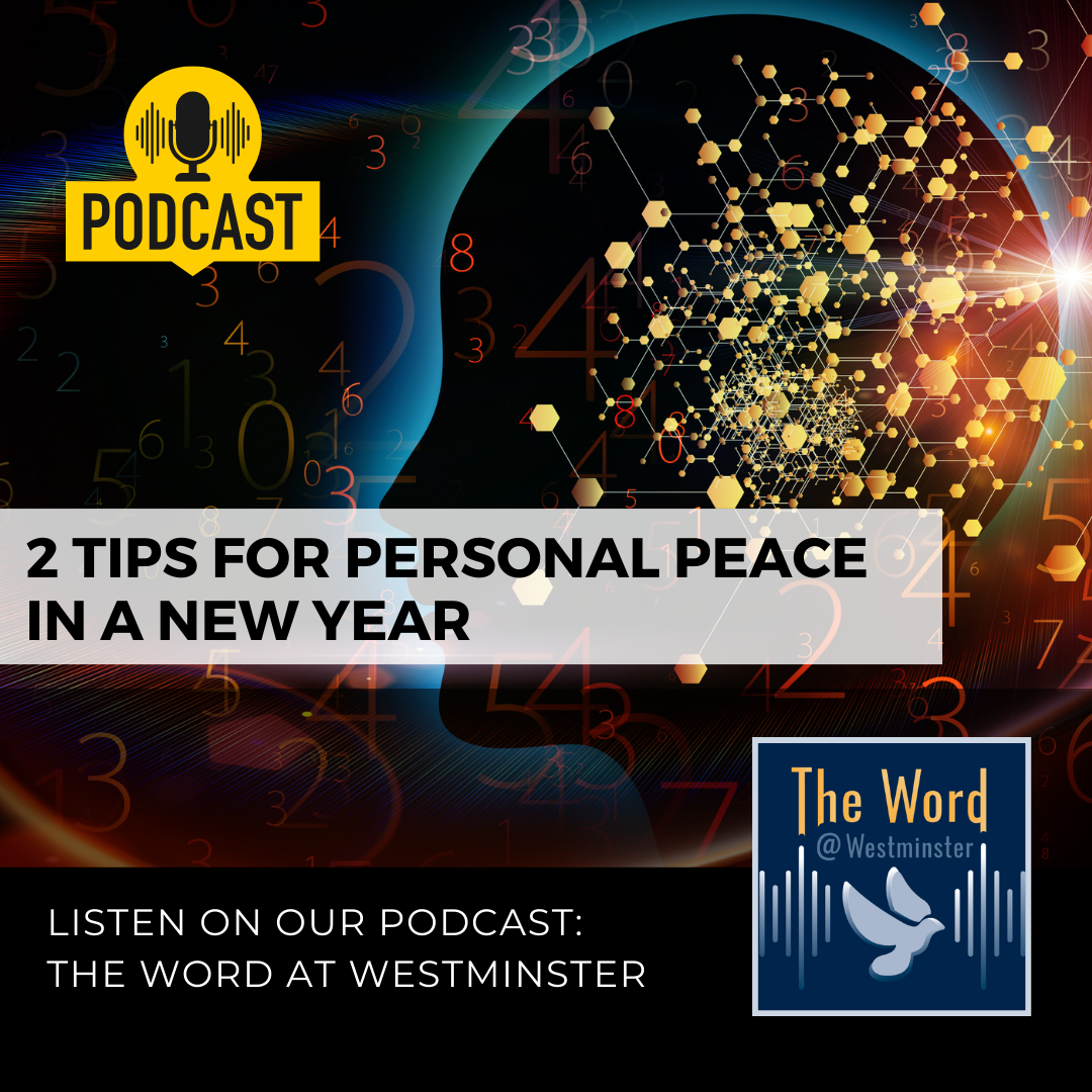 2 tips for personal peace in a new year